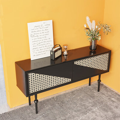 Bayou Breeze Mid-Century Modern Entryway Cabinet