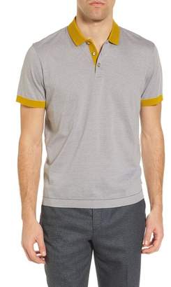 Ted Baker Beagle Trim Fit Stripe Jersey Polo