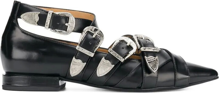 Toga Pulla Multiple-Buckle Pumps