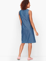 Thumbnail for your product : Talbots Denim Tie Front A-Line Dress