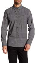 Thumbnail for your product : Kenneth Cole New York Micro Dot Long Sleeve Regular Fit Shirt