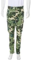 Thumbnail for your product : Just Cavalli Floral Flat Front Pants
