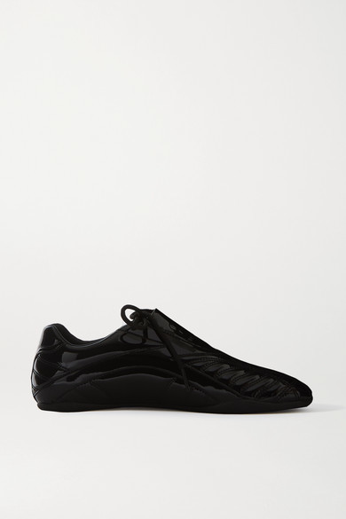 balenciaga patent leather sneakers