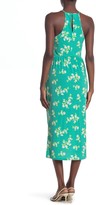 Thumbnail for your product : BCBGeneration Faux Wrap Floral Print High/Low Midi Dress