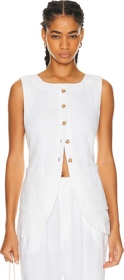 Posse Emma Vest in Ivory