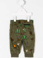 Thumbnail for your product : Stella McCartney Kids printed cargo trousers