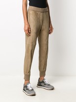 Thumbnail for your product : Brunello Cucinelli Suede Effect Track Pants