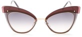 Thumbnail for your product : Marc Jacobs Mirrored Cat Eye Sunglasses, 64mm