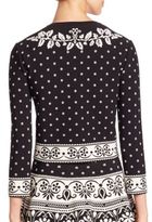 Thumbnail for your product : Alexander McQueen Floral Jacquard Knit Cardigan