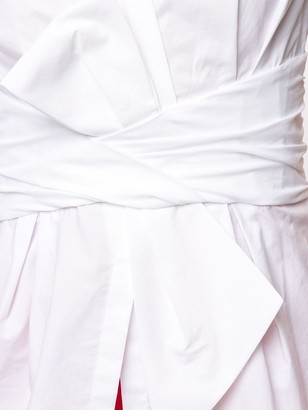 Paule Ka Bow Detail Poplin Sleeveless Shirt