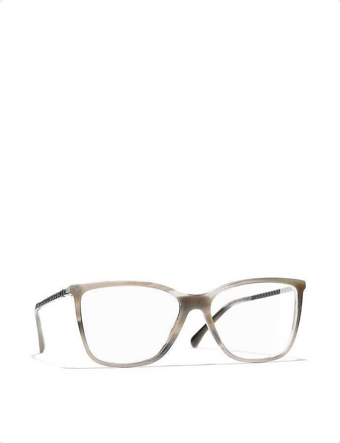 chanel rectangle eyeglasses