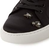 Thumbnail for your product : Kenneth Cole Kam 8 Embellished Satin Trainers