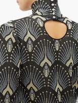 Thumbnail for your product : Paco Rabanne Metallic Pattern-jacquard Sweater - Womens - Black Multi