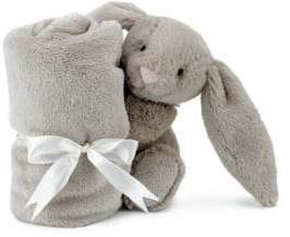 Jellycat Bashful Bunny Plush Toy & Soother Blanket