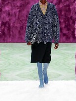 Thumbnail for your product : Prada Mohair Blend Knit Polo Sweater