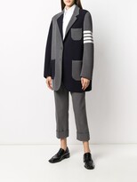 Thumbnail for your product : Thom Browne RWB stripe bouclé suiting trousers