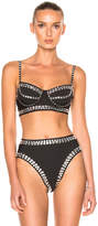 Thumbnail for your product : Norma Kamali Underwire Bikini Top W/ Rhinestones