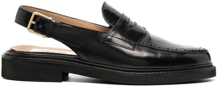 Slingback penny loafers Clearance