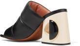 Thumbnail for your product : Marni Quilted Leather Mules - Black