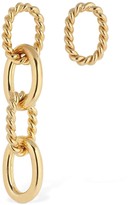 Thumbnail for your product : Isabel Lennse Mismatched Chunky Chain Twist Earrings