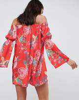 Thumbnail for your product : Love Off The Shoulder Printed Dress