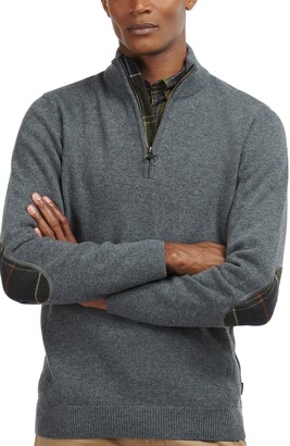 Barbour Holden Regular Fit Half Zip Lambswool Sweater - ShopStyle