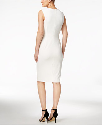 Calvin Klein Embellished Sheath Dress