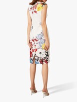 Thumbnail for your product : Phase Eight Keshena Floral Fitted Dress, Ivory/Multi