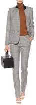 Thumbnail for your product : Stella McCartney Jodi plaid mid-rise wool trousers