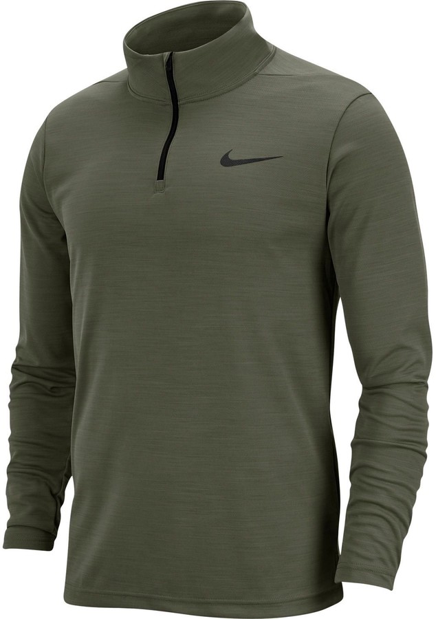 mens nike breathe quarter zip pullover