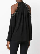 Thumbnail for your product : MICHAEL Michael Kors studded cut-out sweater