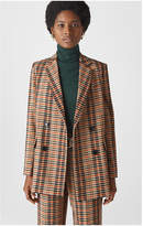 Thumbnail for your product : Whistles Check Double Breasted Blazer
