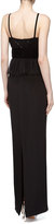Thumbnail for your product : Notte by Marchesa 3135 Notte by Marchesa Crepe & Tulle Peplum Column Gown, Black