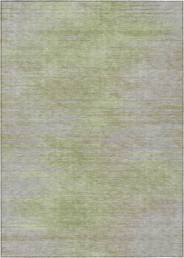Autograph Addison Chantille Machine Washable ACN794 5'x7'6'' Area Rug - Sage Gold