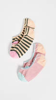 Thumbnail for your product : Hysteria By Happy Socks 2 Pack Claudia Invisible Socks