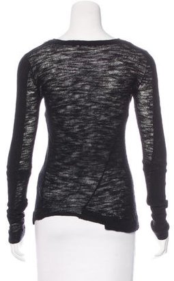 Kimberly Ovitz Wool Cutout-Accented Sweater
