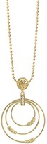 Thumbnail for your product : Lagos 18K Gold and Diamond Circle Pendant Necklace, 16"