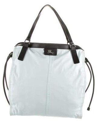 burberry buckleigh black nylon tote bag