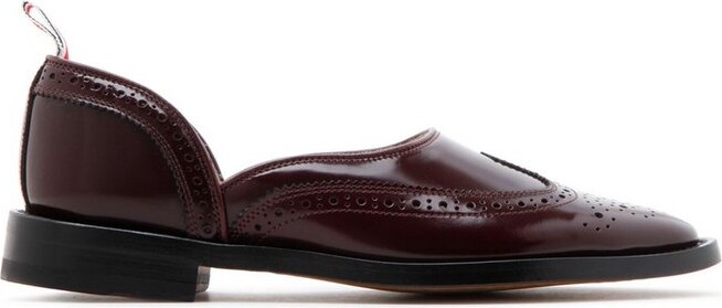 Thom Browne Vitello Wingtip D'orsay Brogues