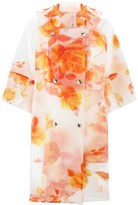 Thumbnail for your product : Sportmax Tie-Dyed Hooded Raincoat