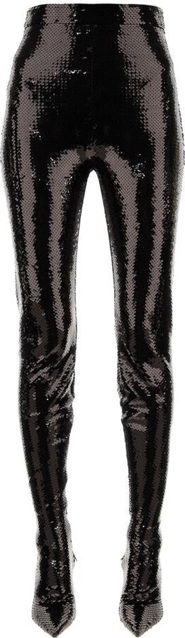 Balenciaga Logo Strips Print Leggings