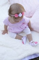 Thumbnail for your product : PLH Bows & Laces Crib Shoes & Headband (Baby Girls)