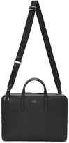 Thumbnail for your product : Smythson Black Panama Slim Briefcase