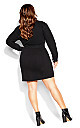 Thumbnail for your product : City Chic Denim Rider Dress - black wash