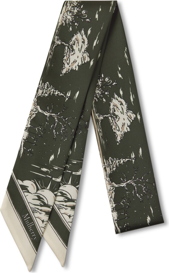 Mulberry Skinny Scarf - British Park