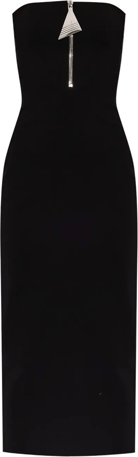 ATTICO Strapeless Midi Dress