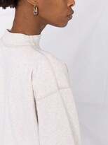Thumbnail for your product : MARANT ÉTOILE Moby flocked-logo sweatshirt