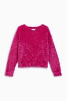 Thumbnail for your product : Next Girls Magenta Fluffy Sweater (3-16yrs)