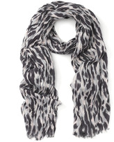 Thumbnail for your product : Whistles Tyler Animal Print Scarf