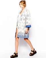 Thumbnail for your product : MANGO Floral Print Longline Summer Jacket
